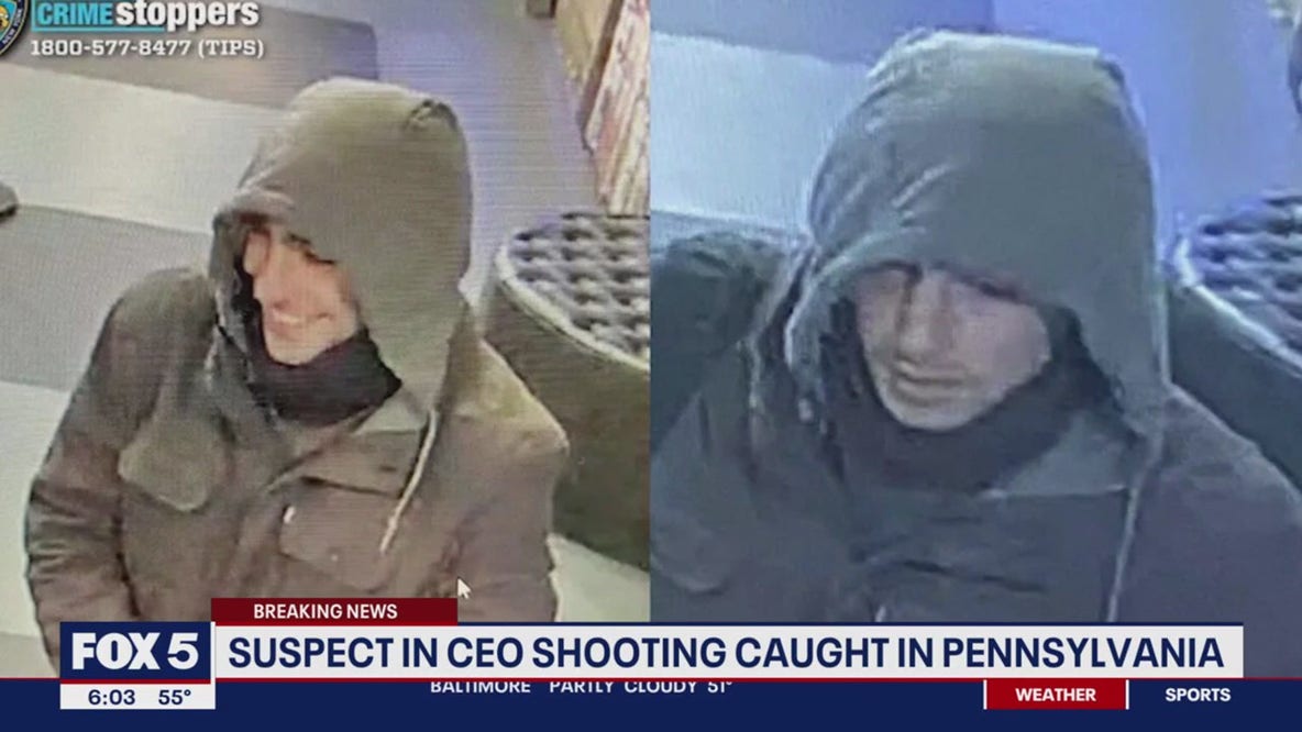 Alleged CEO shooter arrested at PA McDonald's